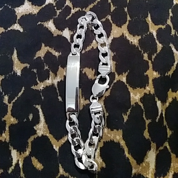 .925 ID link bracelet. Item #365